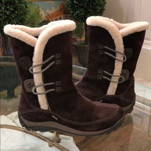 exceptional merrell Brown YARRA boots sz 7